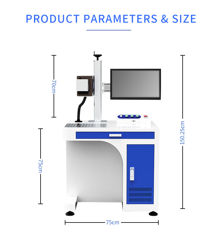 110mm*110mm CRD CO2 Laser Marking Machine For Boxes Mass Product