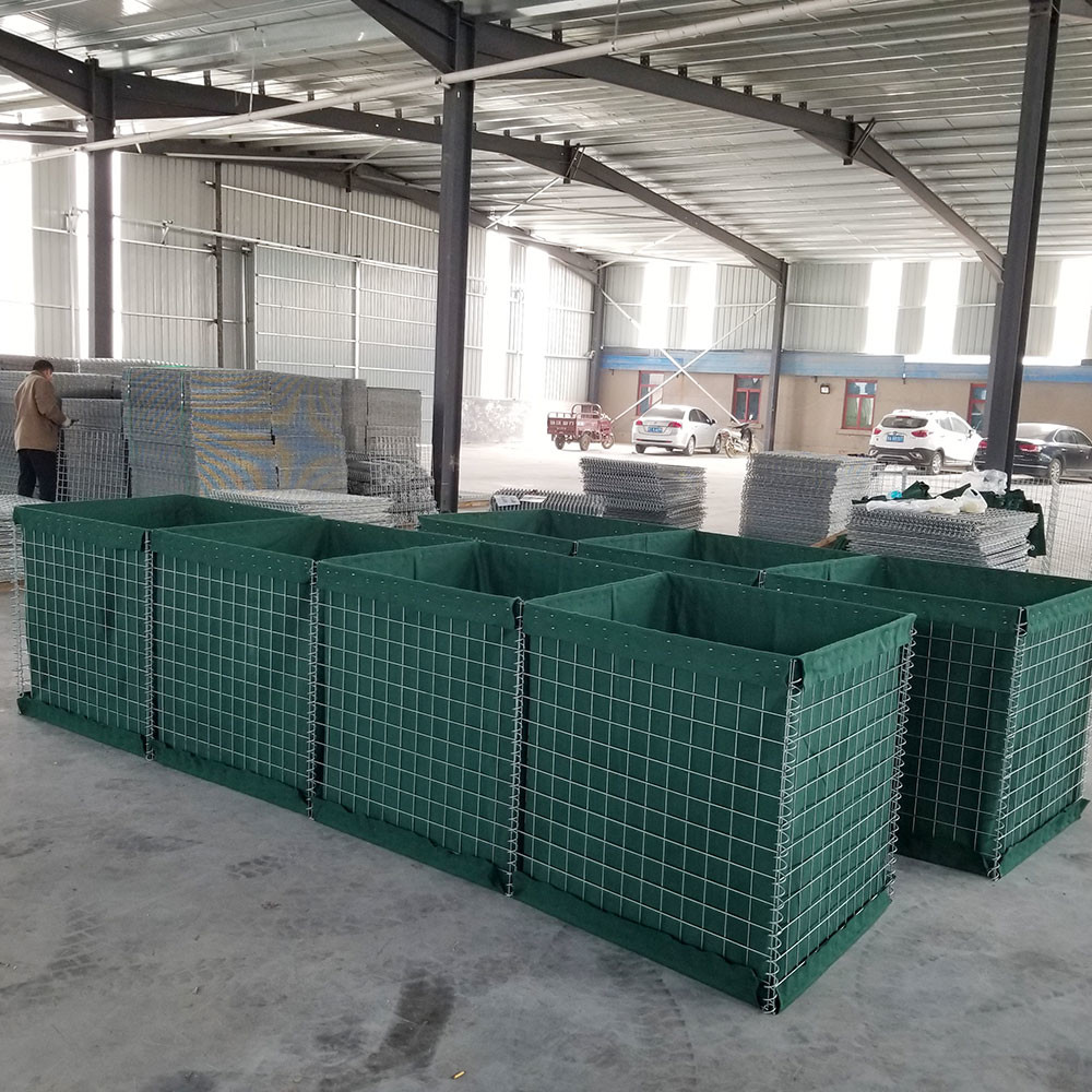 4.0 MM Military Defensive Hesco Barriers Defensive Bastion Barriers For Arab Metal Fences