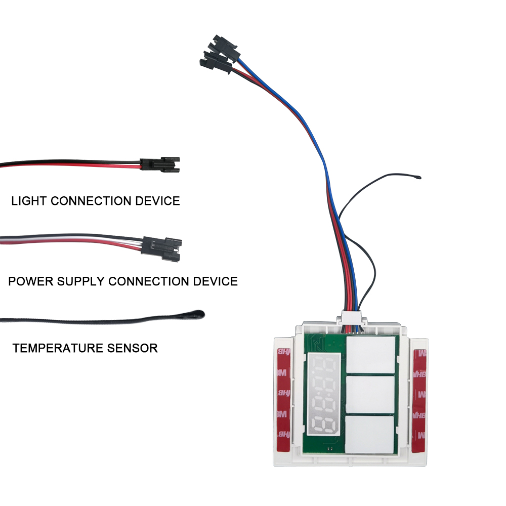 Convenient DC12V SL Muti-function Split Three Buttons Display Time Touch Sensor Switch