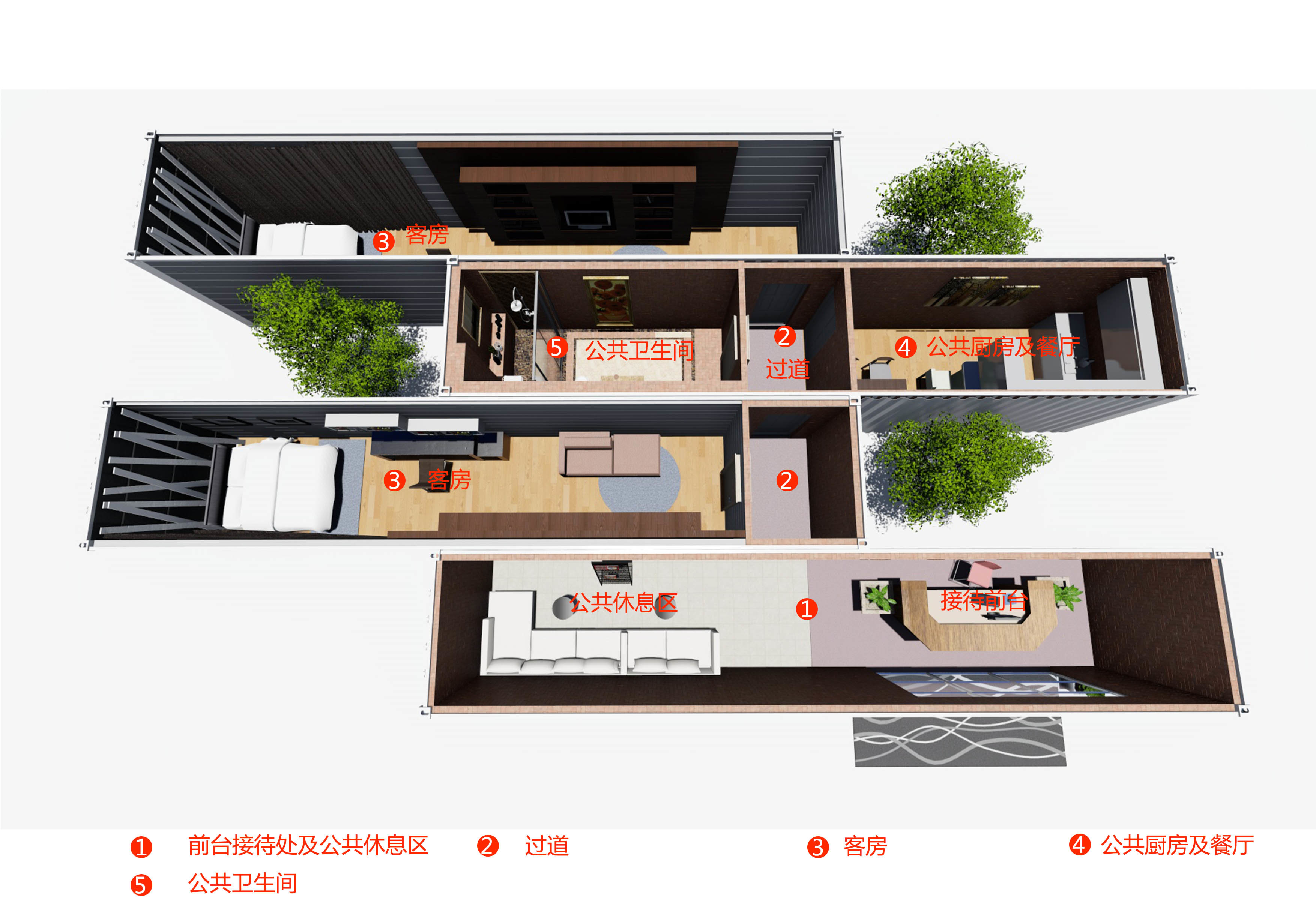 20HC Villa Modular Shipping Container House