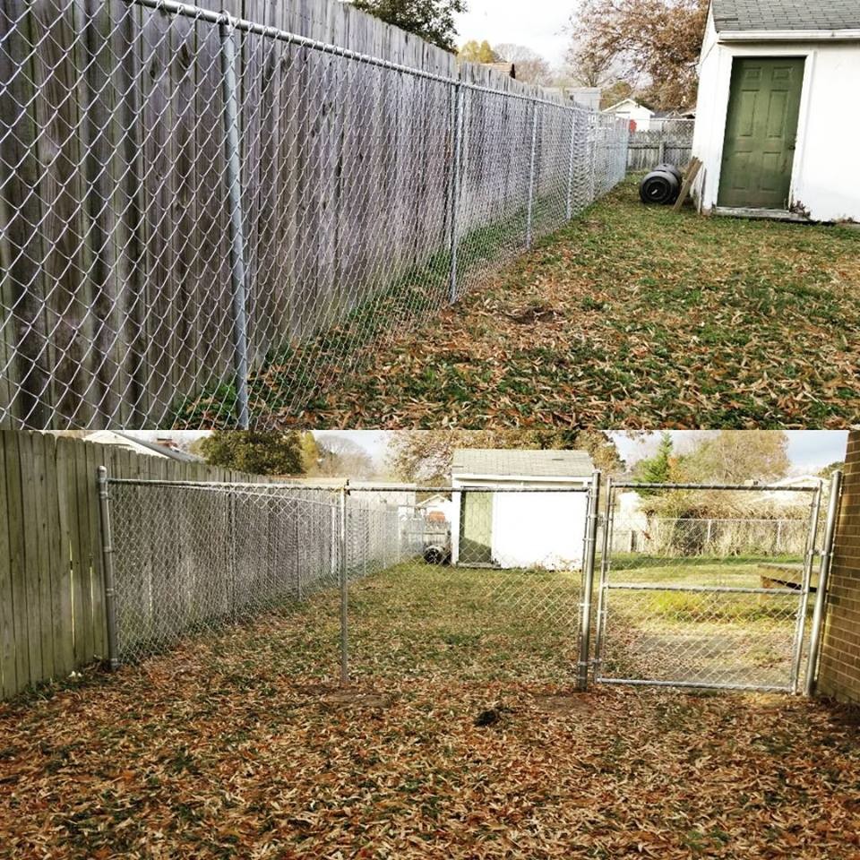 2.1mx10mx50x50mm galvanized steel vinyl coated chain link fence from ". Victoria "