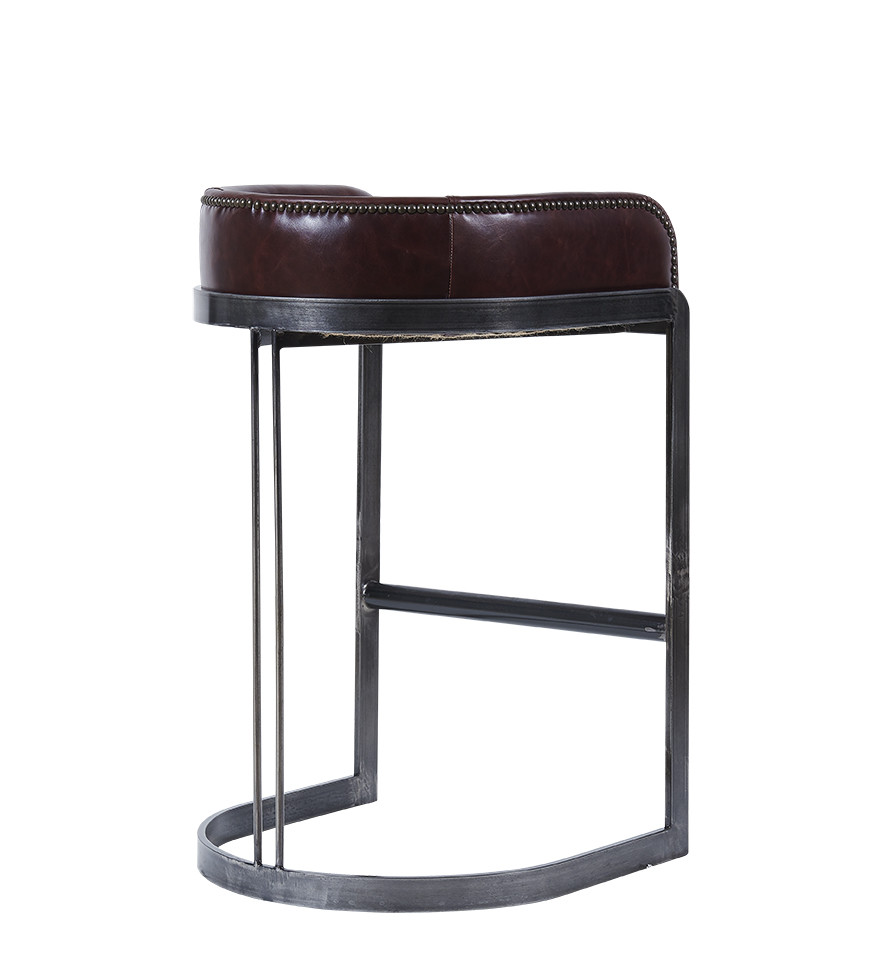 Home Furniture Black Counter Height Bar Stools Kitchen Chairs Old Finishing