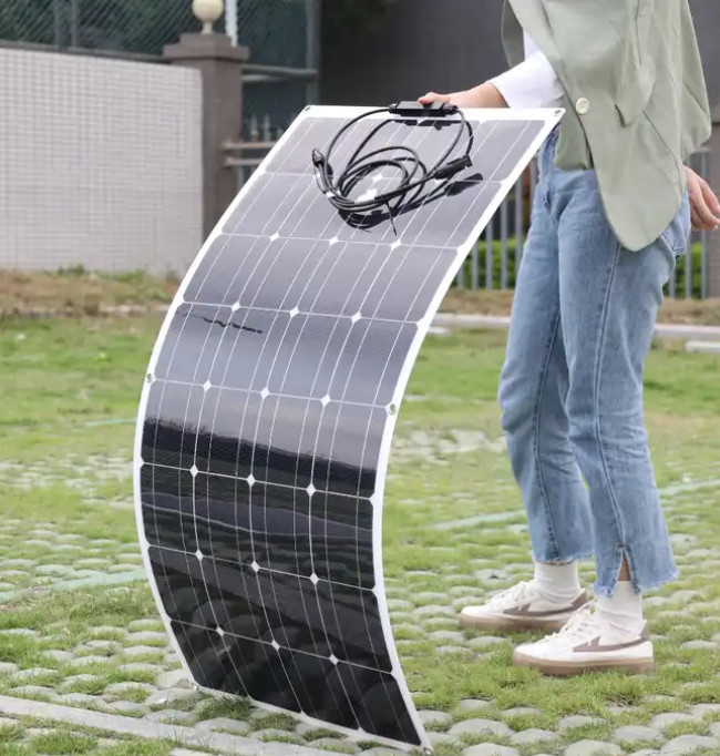 Multifunctional PV Flexible Solar Panel 12V 24V 110W For Car Home Boat