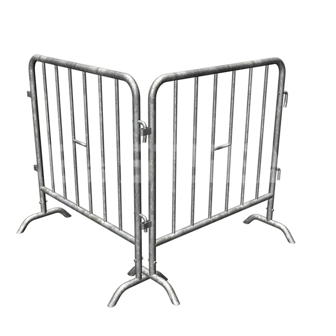 Steel Portable Barricade Steel Pedestrian Crowd Control Fence