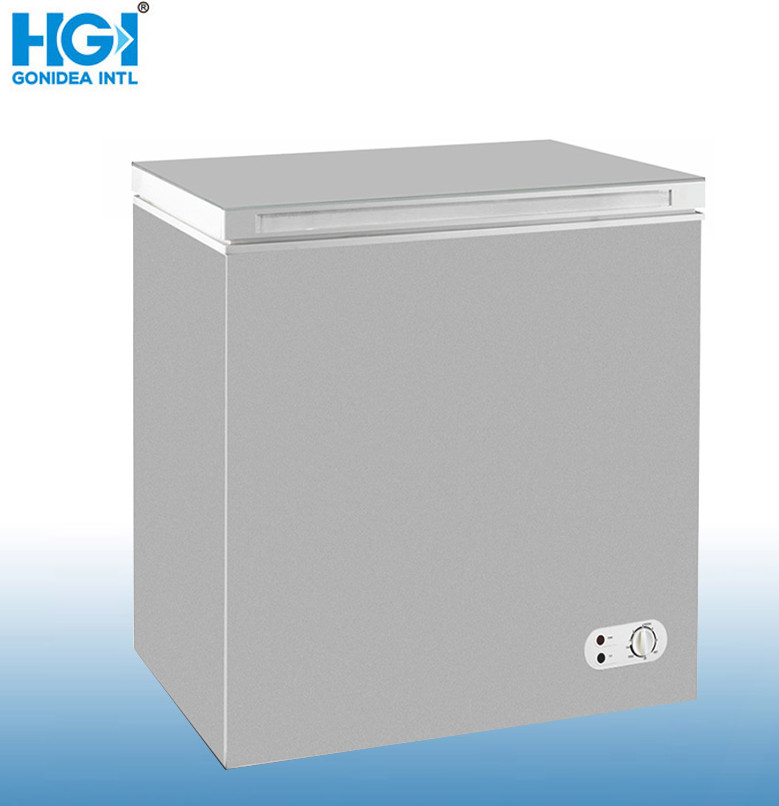Big Capacity Top Open Freezer Single Glass Door Chest Freezer Model Bd/Bc-312qg
