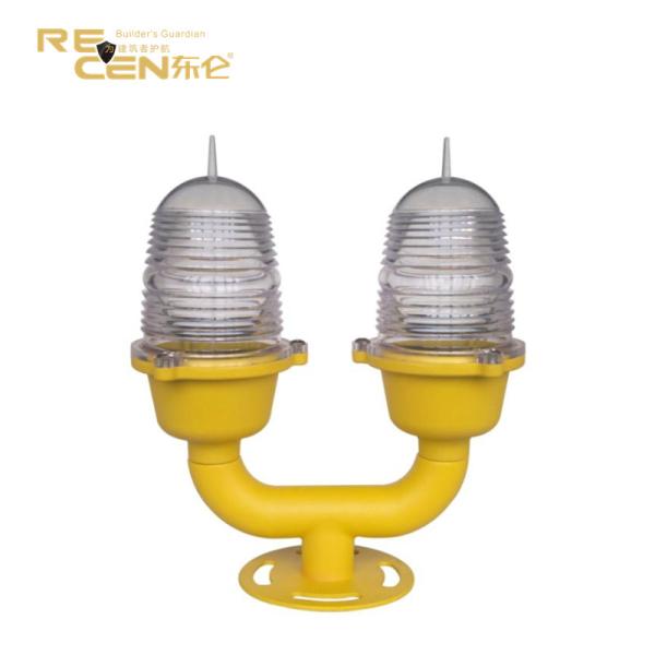 Quality Low Intensity Double Aviation Obstruction Light Steady Burning Below 45m for sale