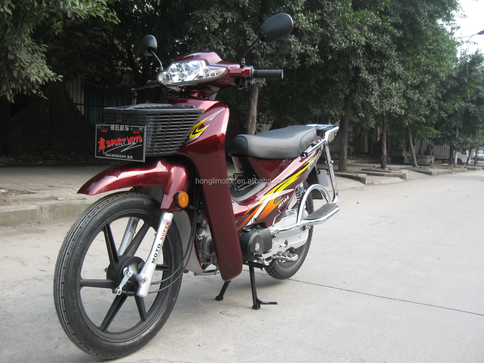 110CC Model Zongshen Engine 125cc Motorcycle Africa Popular 110CC Mini Motorcycle
