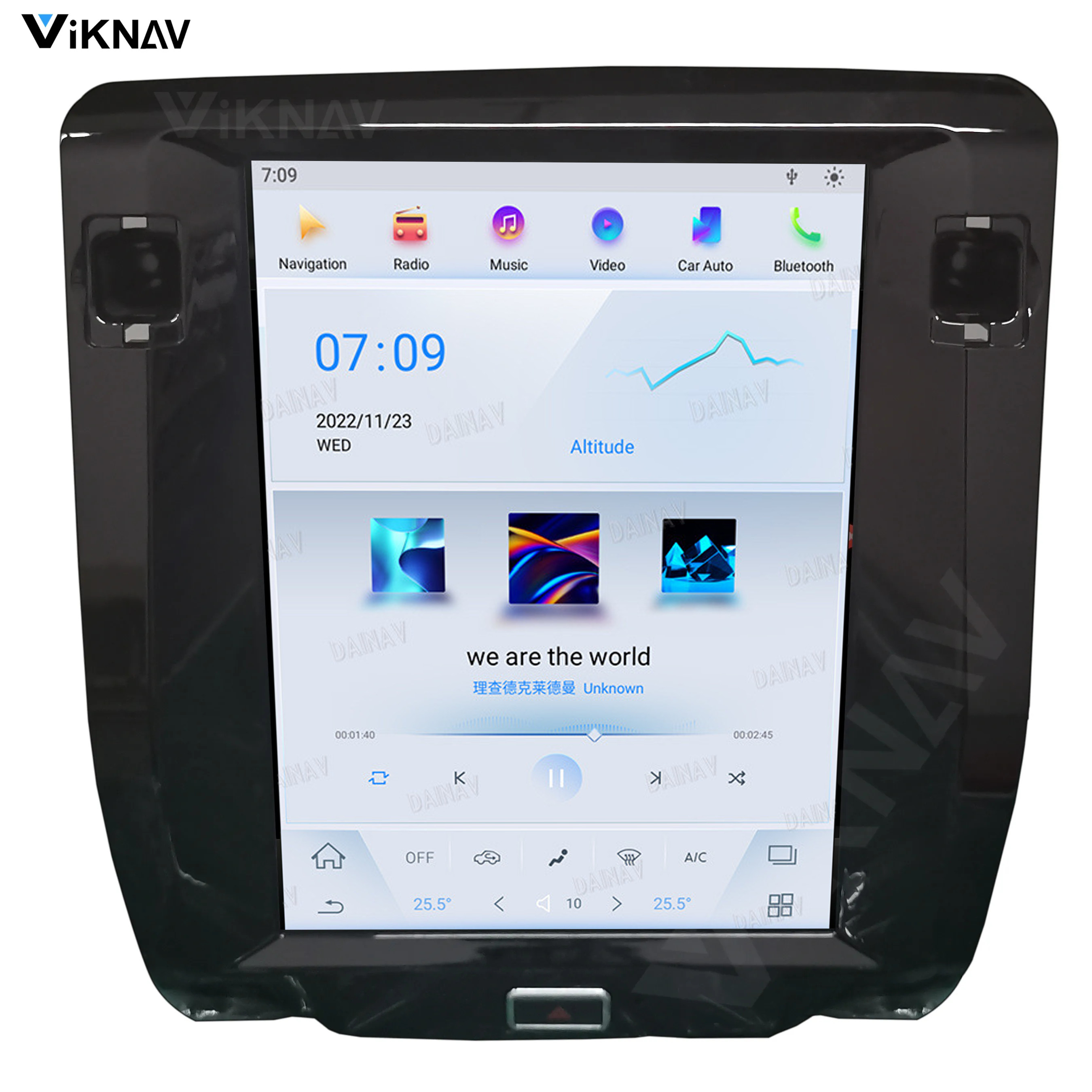10.4Inch Touch Screen Head Unit For Maserati Quattroporte GPS Navigation Multimedia Player Android Wireless Carplay