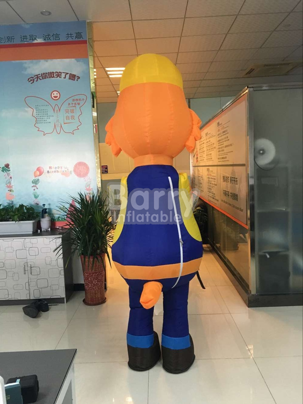 Fireproof Inflatable Advertising Products Cartoon Sumo Wrestling Suits With Foam
