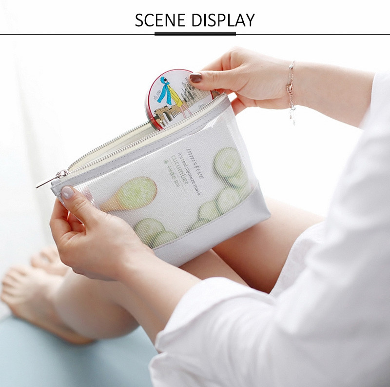 Wholesale Professional Luxury Transparent Clear PVC Cosmetic Bag