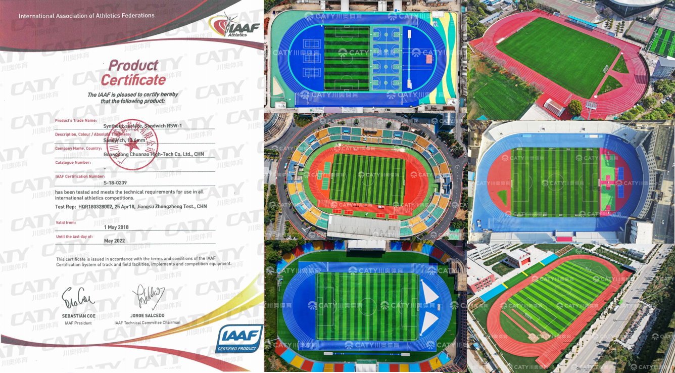Multi-Layer Cushioned Running Track by Advanced Shock Absorption Technology