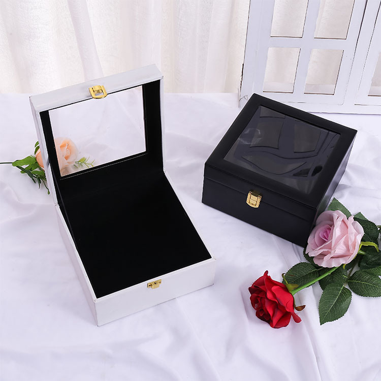 Rose Flower Custom Paper Packaging Box Romantic Holiday Gift Box Decoration Confession