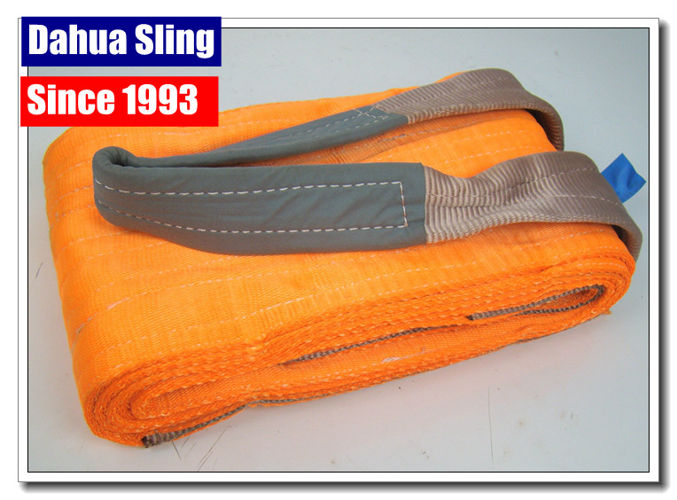 Durable Synthetic Lifting Slings Eye And Eye , 12 Ton Cargo Lifting Slings