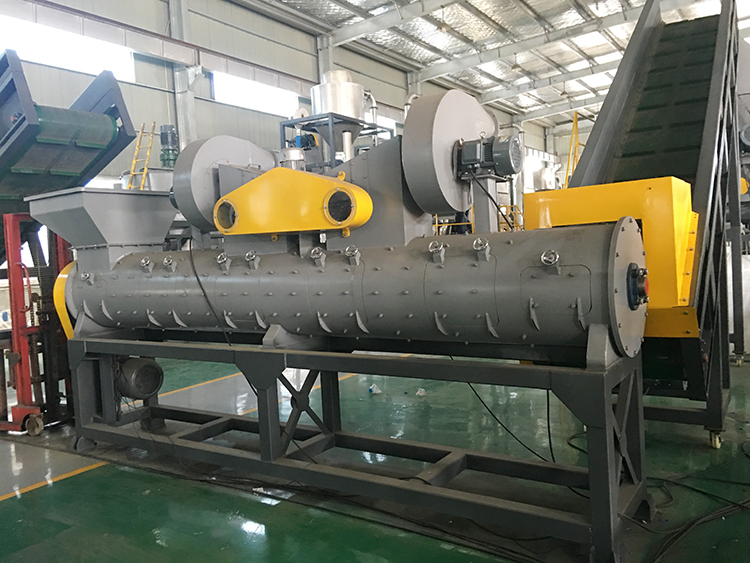 500-5000kg/H Glass Bottle Label Remover Machine 30kw PET Bottle Label Remover