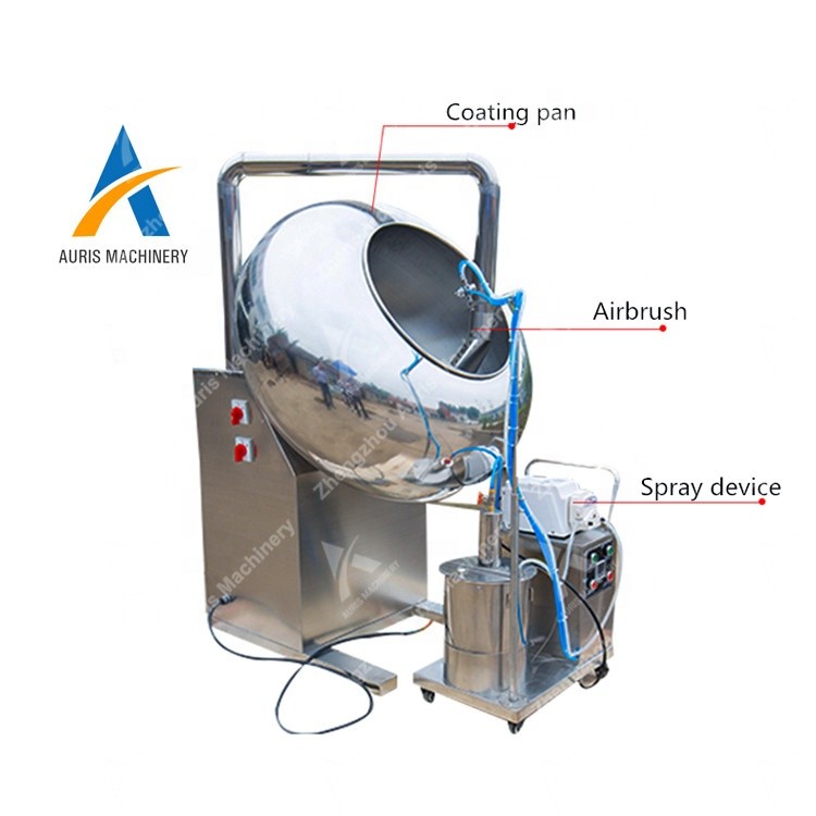 Sss304 Chocolate Making Machine Sugar Pill Pan Coating Machine Food Industries