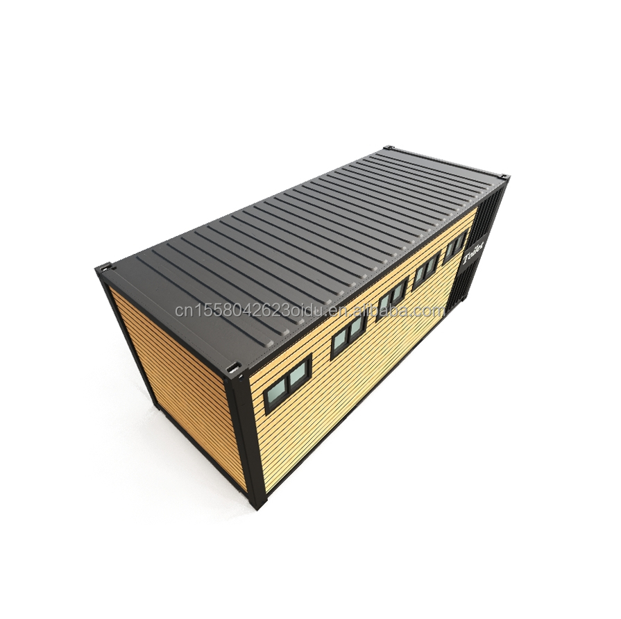 Outdoor Toilet Modified Shipping Container Style 20ft or 40ft Made of Steel and Sandwich Panel with Aluminum Alloy Windows