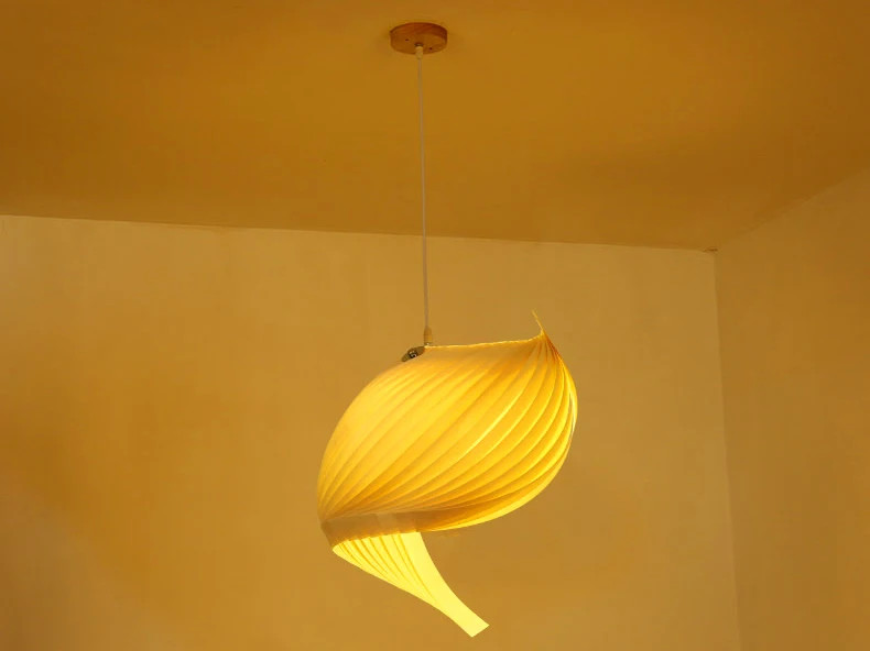 Veneer pendant light Nordic wooden hanging lamp replica design lamp(WH-AP-545)