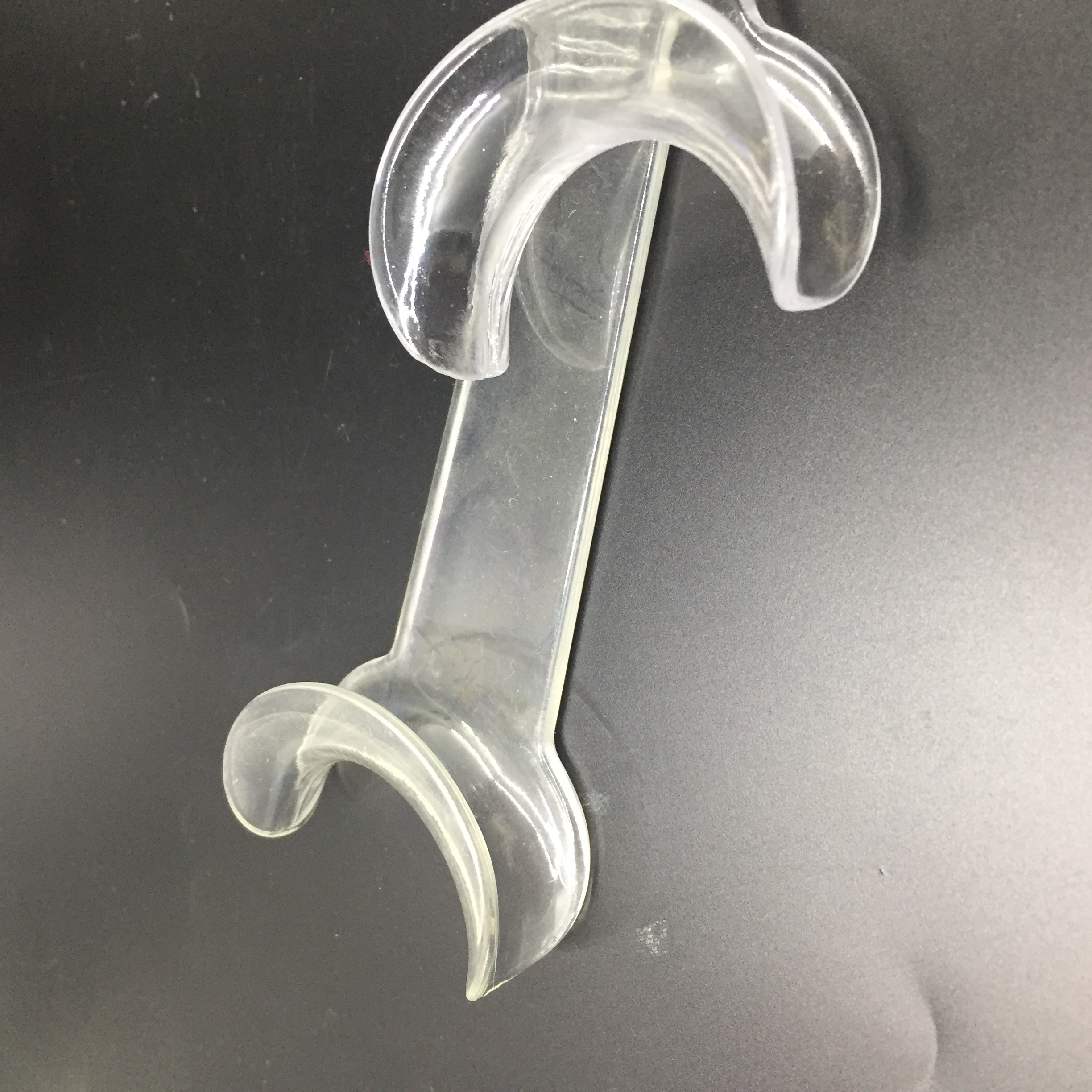T Shape Dental Cheek Retractor , Single Span Plastic Cheek Retractor