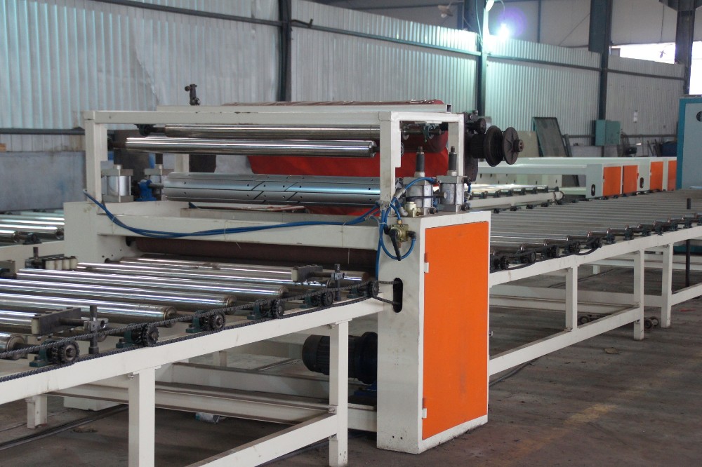 Acid / Alkali Resistance Glue Coating Coating Lamination Machine For Gypsum Board