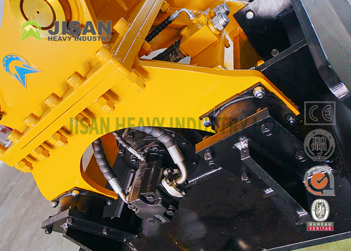 Soil Hand Vibrating Hydraulic Vibratory Plate Compactor Four Imported Damper