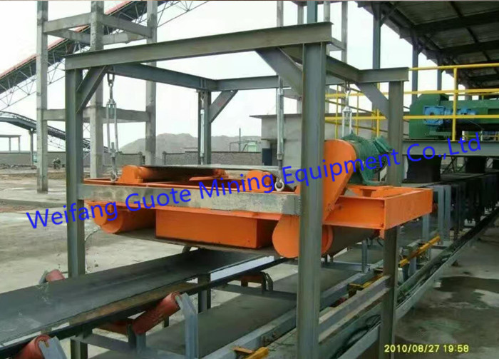 750 KG Permanent Belt Type Suspended Automatic Cleaning Conveyor Belt Iron Remover
