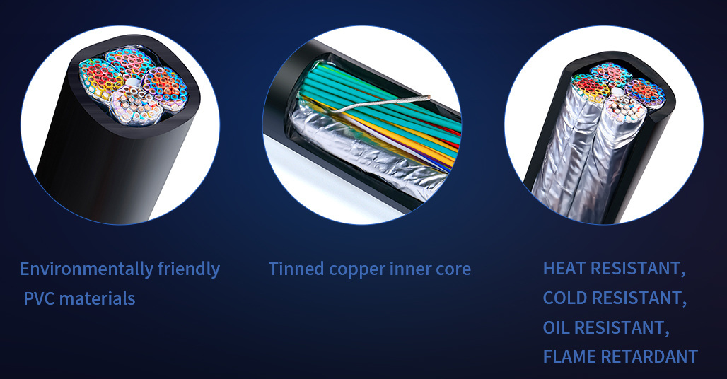 20awgx31c+22awgx129c 160 Core Cable for Semiconductor