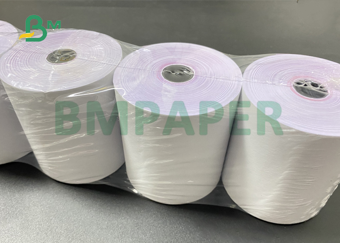 60g 70g POS Cash Registers Paper For ATM Printer High Whitedness 80 * 200mm
