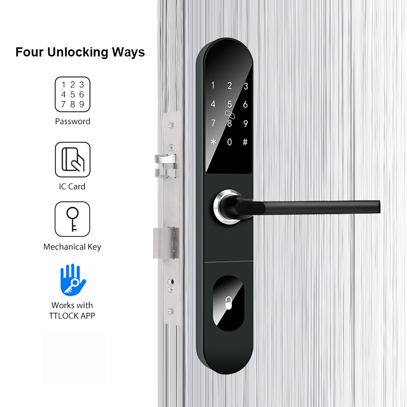 300mm Sliding Door Smart Lock AAA Alkaline Bluetooth Sliding Door Lock