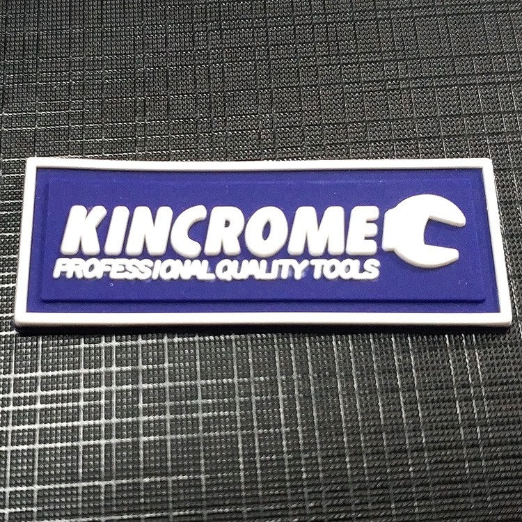 3D Embossed Soft PVC Clothing Labels Sewing Patches Garment T Shirt Logo Design