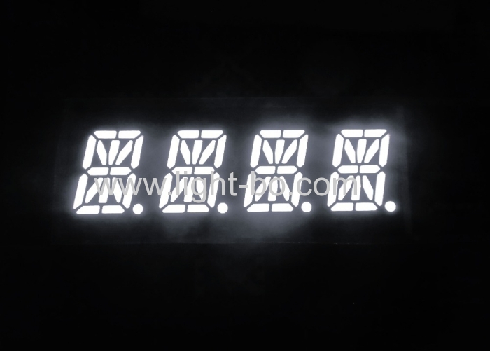 4 Digit 16 Segment Led Display 0.39 Inch Common Cathode For Temperature Humidity Indicator