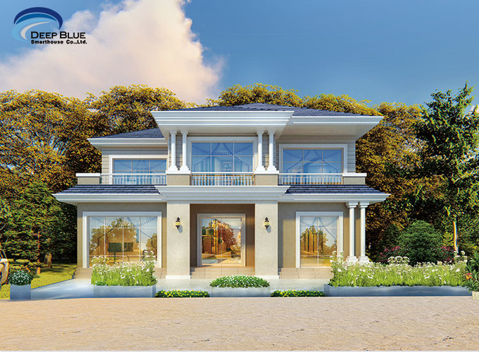 Australian Light Steel Prefab House Framing Design Antiearthquake