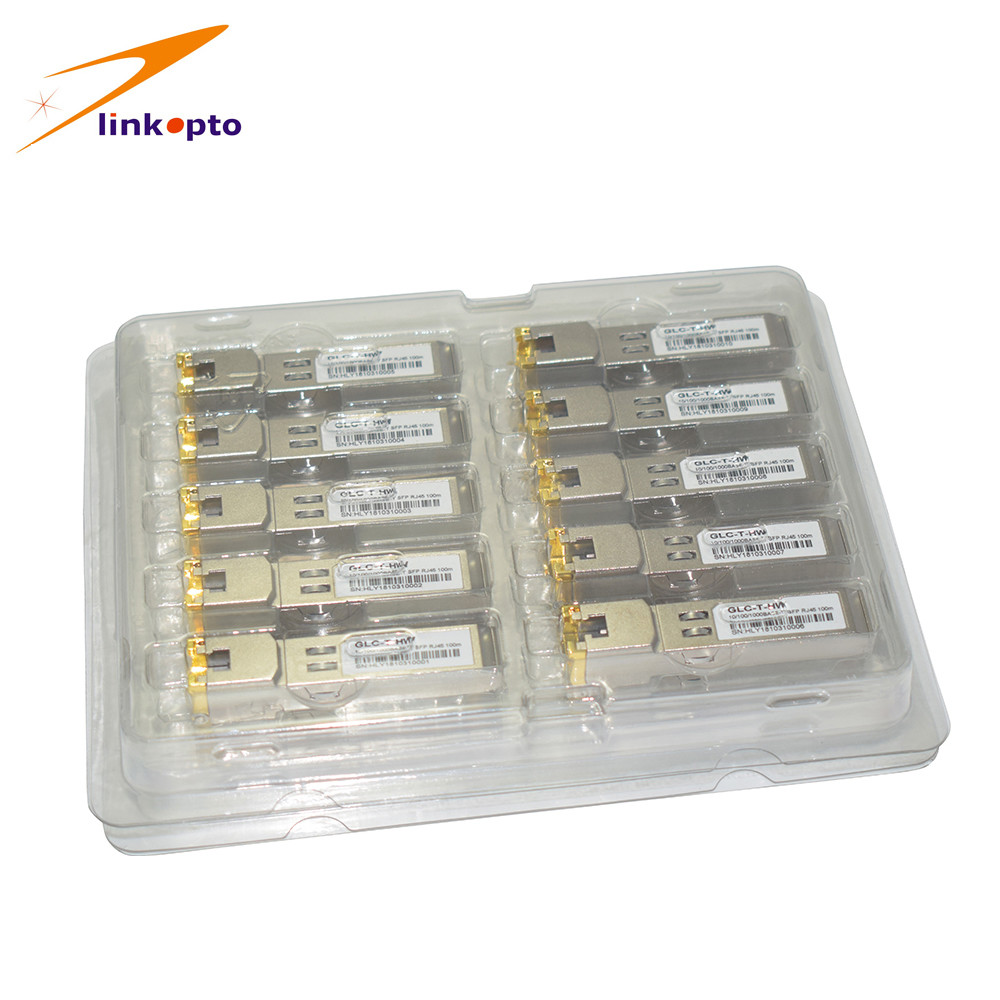 100M Transmission Copper - T 100base RJ45 SFP Module RJ45 Connectors For media converter