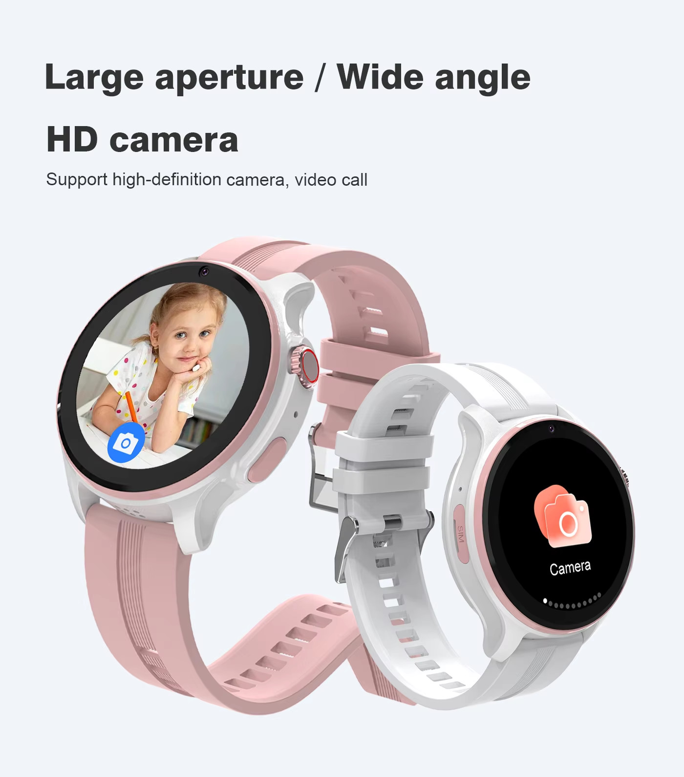 Digital Wrist Childrens Tracker Watch Two Way Video Calling LT46 GEO Fence For Teenager