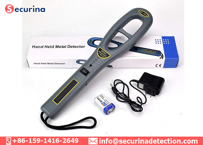 Vibration Alarming 40hrs 60mm Pin Portable Security Wand 22KhZ GC-101H