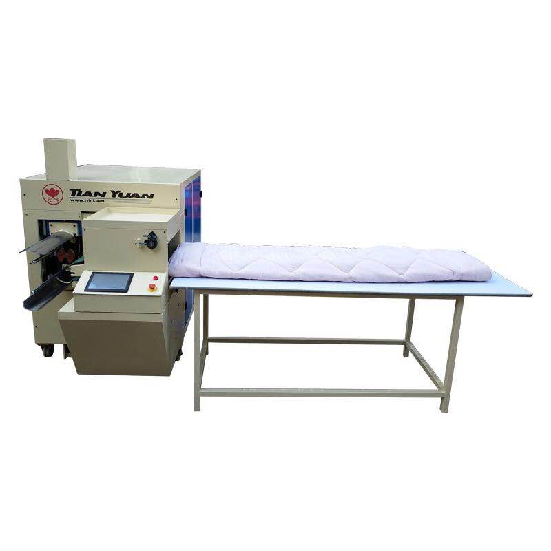 Coral Fleece Velvet Bolster Filling Rolling Packing Machine
