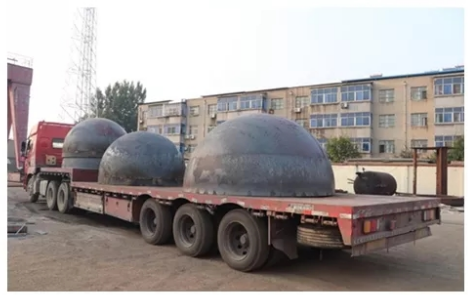 Welding Connection Carbon Steel F D Flanged Dish End Dished Heads for Customized Size