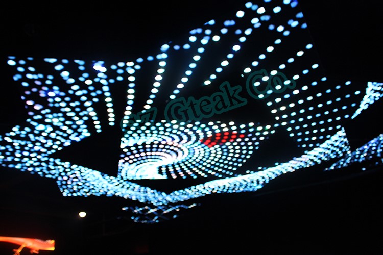 customized led night club ceiling full color lighting