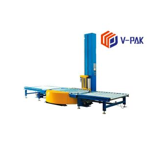 China Electric Turntable Wrapping Machine , Automatic Pallet Wrapper For Cartons on sale