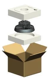 Factory Price IP66 Easy Cleaning Die-Casting Aluminum 60W 100W 1500W 200W Dustproof Waterproof NSF Approved UFO LED High Bay Light