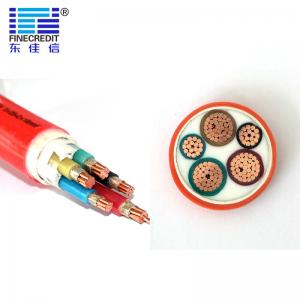 Buy cheap 3×25+1×16MM2 Multi Cores Fire Rated Data Cable , LSZH 600/1000V Fire Protection Cable product
