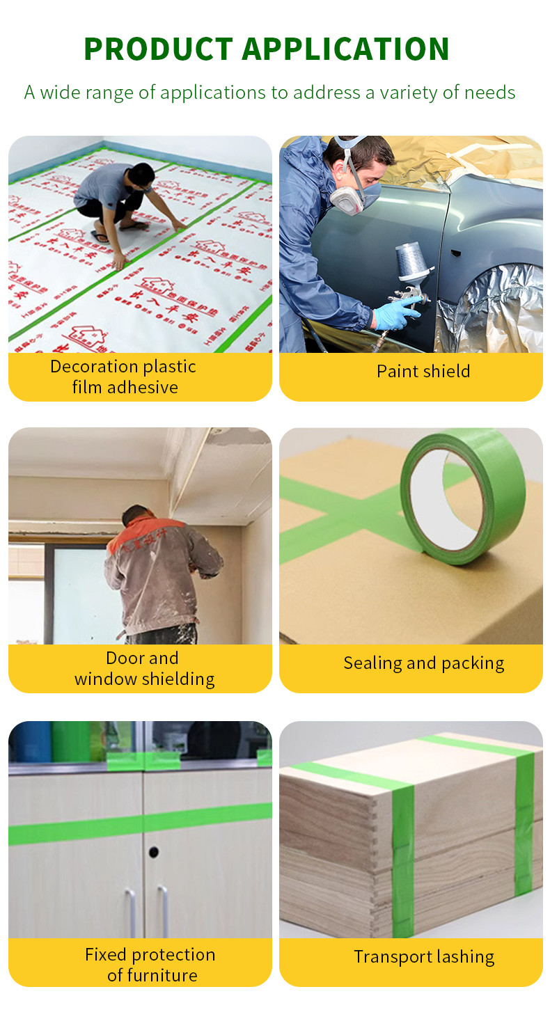 Industrial Grade Waterproof Single Sided Duct Tape For Binding And Sealing Pe Cloth Masking Tape