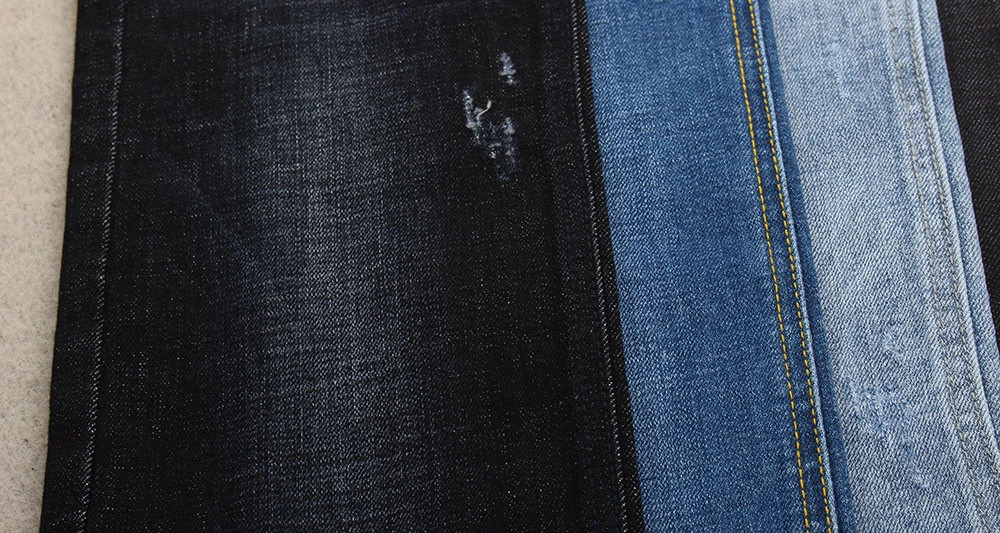 Heavy Weight Crosshatch Slub stretch Japanese Selvedge Denim Fabric Material 11oz