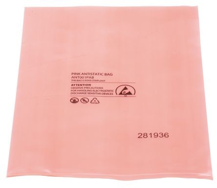 Soft Touch ESD Shielding Bags Customized Printing For Electronic Packing