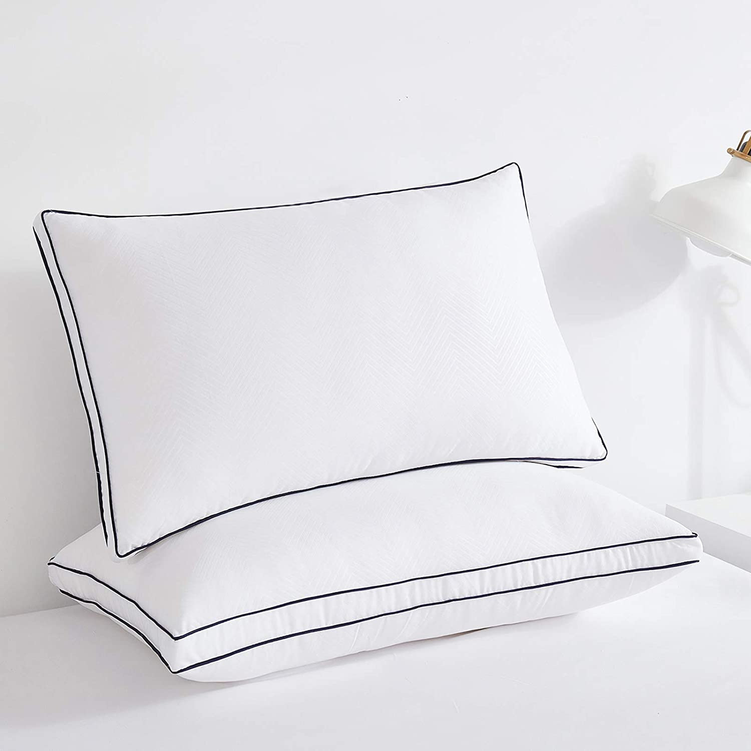 Buy cheap White Microfiber Gusset Pillow Rectangular Microfiber Stuffed Pillow Machine Washable product