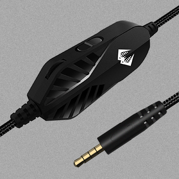 LED Light Noise Cancelling PC Gaming Headset with 2.2m Cable Waterproof For PS4 Gamers