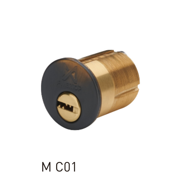 AM 9270 Brass Lock Cylinder Defender Security Keyway Mortise Cylinder