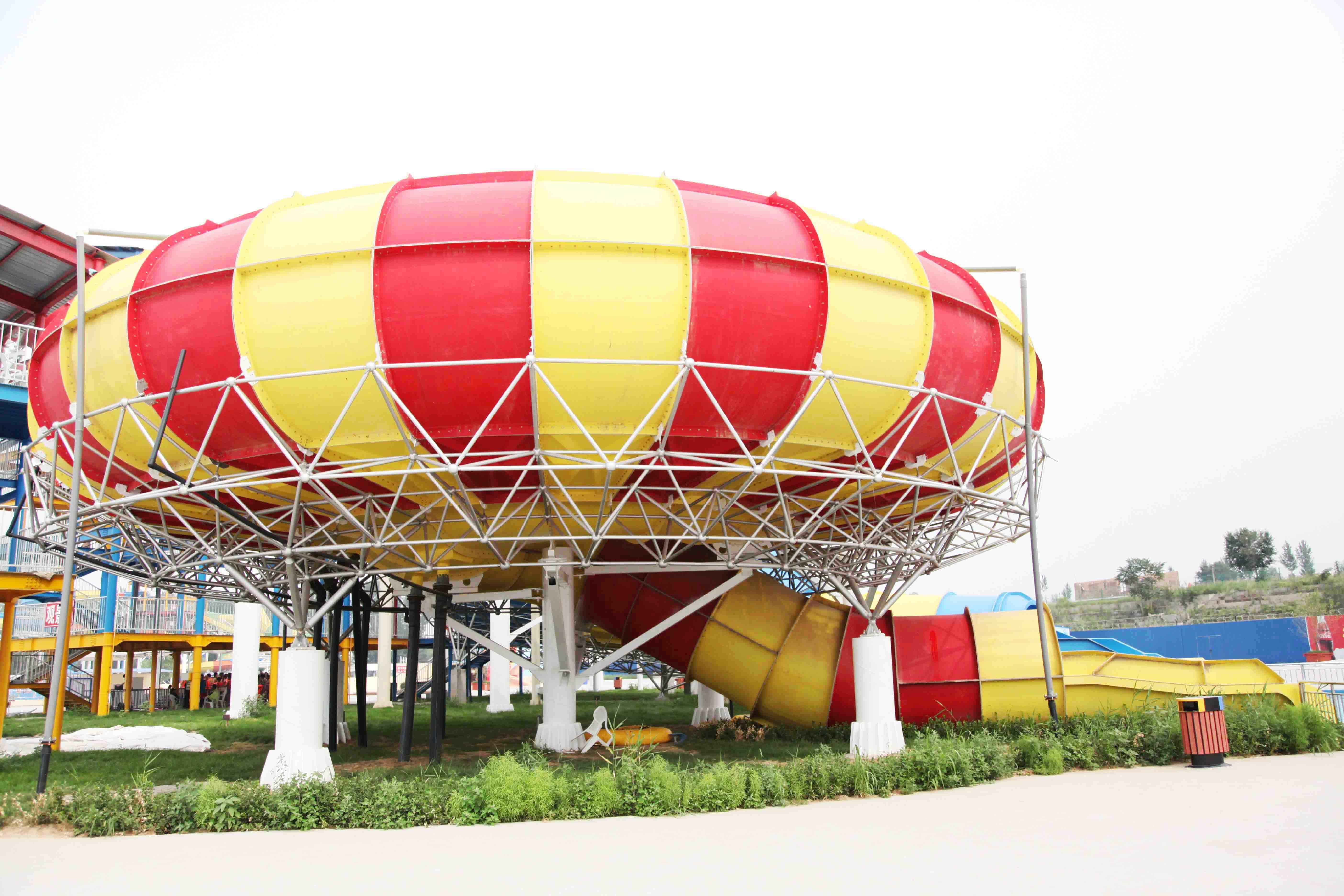 Giant Platform Fun Aqua Park Custom Water Slides / Water Playground Equipment