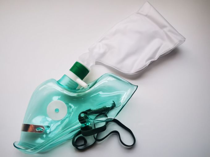 Transparent Non Rebreather Bag PVC Oxygen Respirator Face Mask