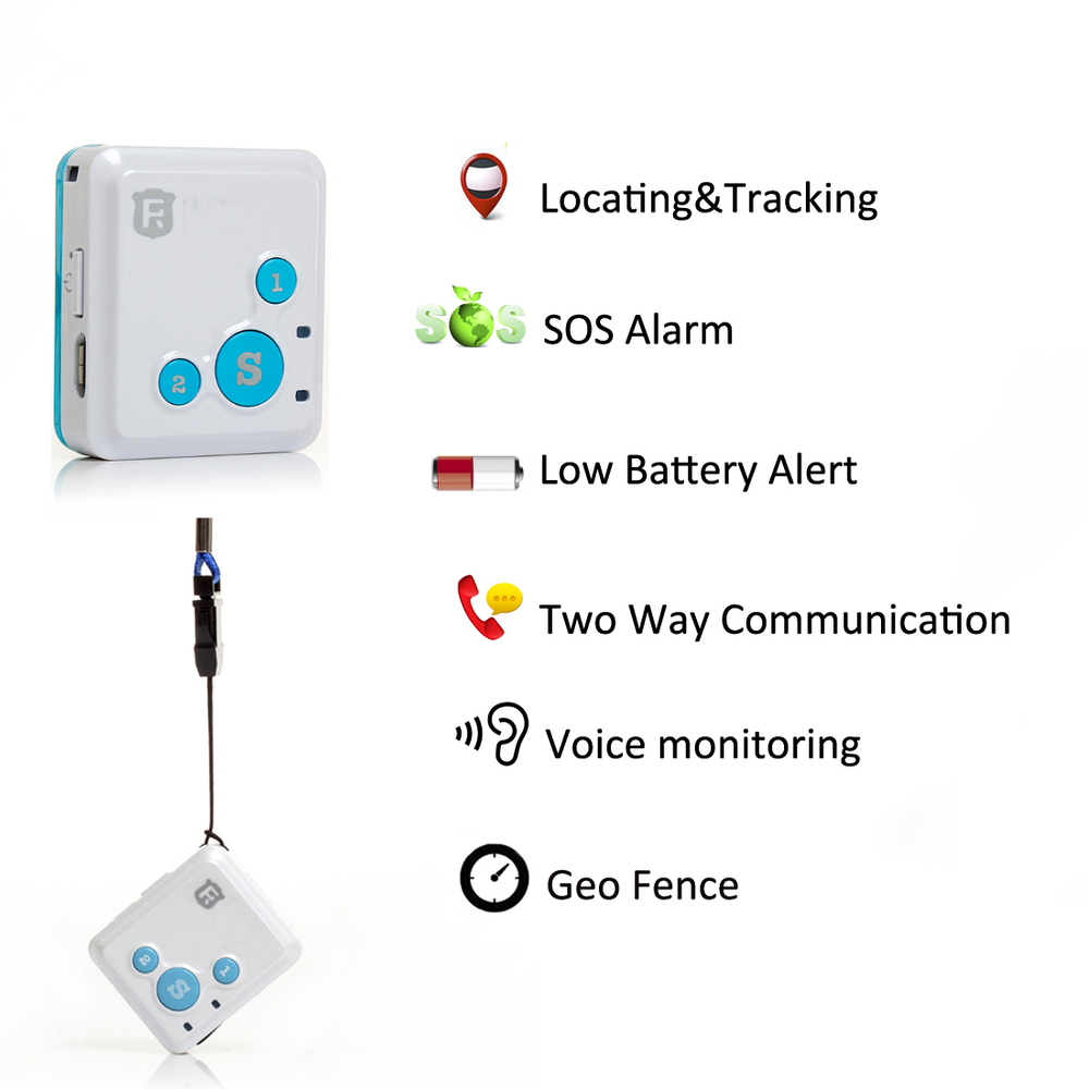 2016 best price mini personal gps tracker hand held use for kids elderly students RF-V16