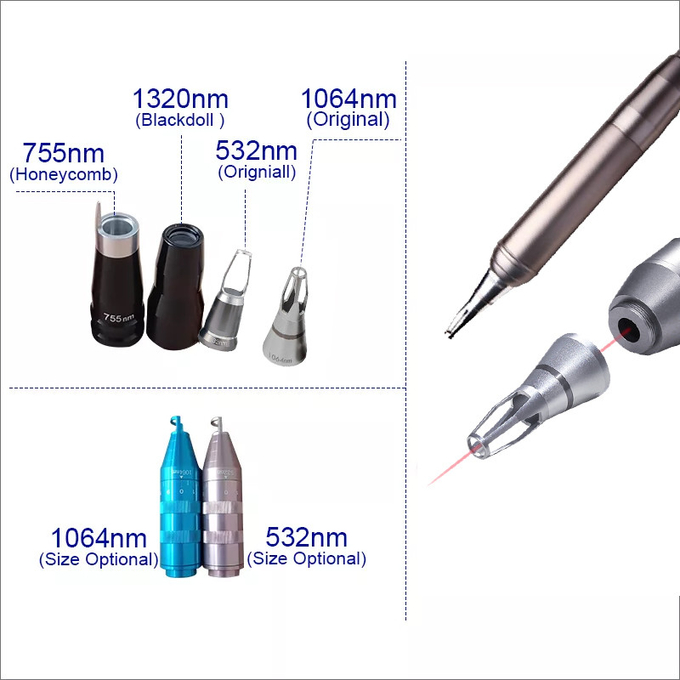 1-10HZ Picosecond Laser Machine 532nm 755nm 1064nm 1320nm With Treatment Tips